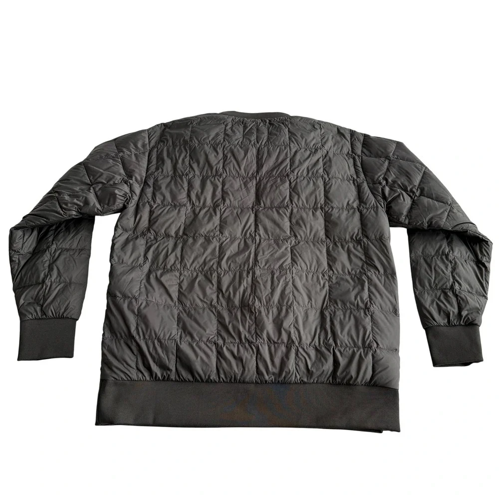 Taion Mountain Wear Pullover Crew Quilted Puffer Inner Jacket Charcoal Gray US M